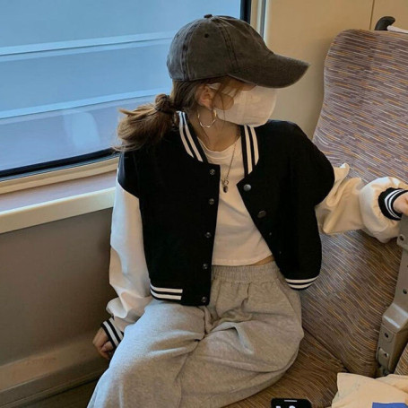 Crop Tops Jackets for Women Streetwear