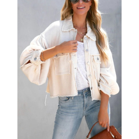 Women Coat Jackets/  Fashion Long Sleeve Casual