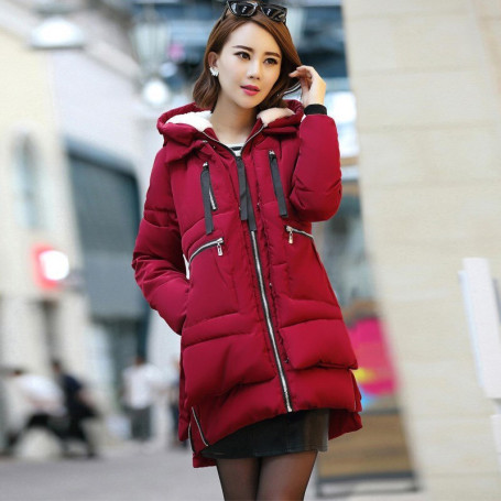 Women Jackets Winter Coat Jacket Casual Cotton Jacket for Women Parkas Hooded Long Coat Femme Parka Jackets Oversized 5xl