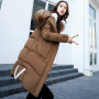 Winter Jacket Women With Big Fur Collar/ Warm Thick Padded
