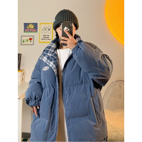 Simple  Women Casual Long Sleeve With Collar Wear Both Sides/Coat