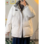 Simple  Women Casual Long Sleeve With Collar Wear Both Sides/Coat