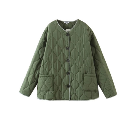 New Loose Long Sleeve Cotton Coats