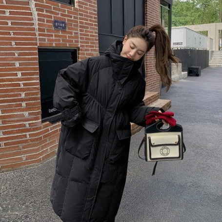 Hooded Women's Thick Long Cotton Padded Coat