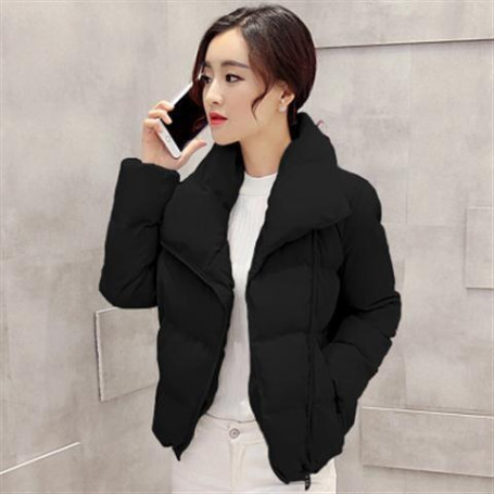 Woman Jacket /Coat Cotton-Padded Long-Sleeved
