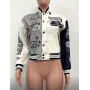 Varsity  Letterman Jacket/Streetwear For Woman