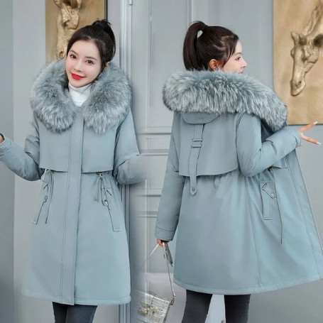 Women Winter Jacket/Slim Long Coat / Hooded Outwear
