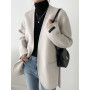 Cardigan Women Woolen Coat/Long Sleeve Tops