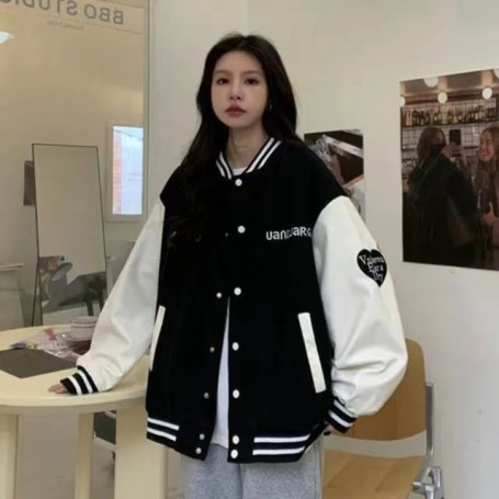 Fashion Baseball Jackets Women/ Streetwear Oversized