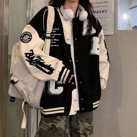 Deeptown  Bomber Jacket Women /Baseball Jacket Outwear