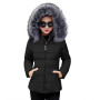 Women's Winter Jacket Big Fur Hooded