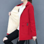 Thick Plus Size Women's Hooded Jacket /Outerwear