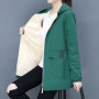 Thick Plus Size Women's Hooded Jacket /Outerwear