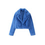Warm  Fleece Faux Fur Coat For Women/ Oversized Long Coat