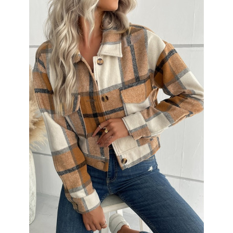 Women Long Sleeve/Casual Button Jacket/Outwear