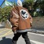American retro letter embroidery jackets men Y2K street hip-hop trend baseball uniform coat couple casual loose all-match jacket