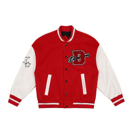 American retro letter embroidery jackets men Y2K street hip-hop trend baseball uniform coat couple casual loose all-match jacket