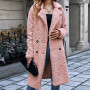 Women Long Coat / Teddy Coat Outwear Fur