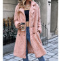 Women Long Coat / Teddy Coat Outwear Fur
