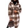 Long Fashion Overcoat For Woman/Long Sleeve