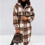 Long Fashion Overcoat For Woman/Long Sleeve
