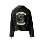 New  Printed  Serpents Jacket Women/Leather Jacket