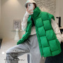 Sleeveless Jackets Cotton Padded Down Vest Loose Warm