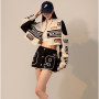 Detachable Motorcycle Jacket Women's High Quality Embroidery/ Hip hop Trend American Jacket