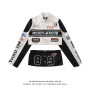 Detachable Motorcycle Jacket Women's High Quality Embroidery/ Hip hop Trend American Jacket