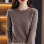 Sweaters Women Casual O-neck Solid /Knitwear