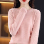 Sweaters Women Casual O-neck Solid /Knitwear