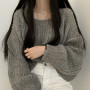 Sexy Sleeve Thick Line Sweater /Pullover Woman Sweater