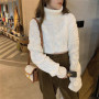 Women's Turtleneck  Cropped Sweater