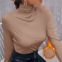 New Thermo Clothing for Women's Thermal Underwear /  Long Sleeve Shirt Fleece Blouse