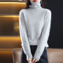 Knitted Soft Turtleneck Sweater For Slim Woman