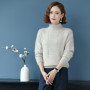 Sweater Women's /Knitting Sweater High Collar Long Sleeve