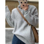 Women's Sweaters  Long Sleeve /Top Loose Knitted Oversized