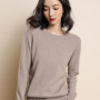 Women Fashion Pullovers Knitted Cashmere Wool Sweater Lady Big Size