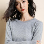 Women Fashion Pullovers Knitted Cashmere Wool Sweater Lady Big Size