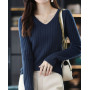 Women Sweater Long Sleeve Top Knitted