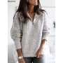 Warm Pullover Sweater Women/  Solid Long Sleeve /Oversized