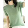 New Design Grace Simplicity Women's O-neck Short-Sleeved Blouse/Shirt
