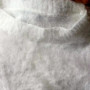 Oversize Pullover Sweater Women/Fur White Sweater