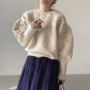 High QualityEmbroidery Sweater Women/Oversized