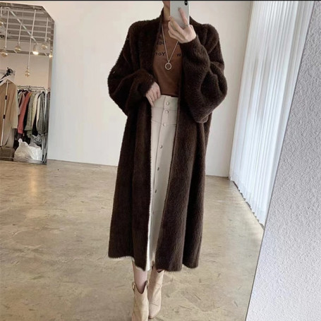Cardigans Knit Sweater Women /Long Knitted Cardigan