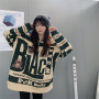 Women Vintage Hoodies Oversized High Street Pullovers Streetwear Jacket