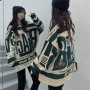 Women Vintage Hoodies Oversized High Street Pullovers Streetwear Jacket