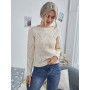 Hollow Out Knit Pullovers Crewneck Sweater