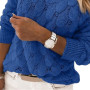Women Long Sleeve V Neck Knitted Sweater/Oversize Outerwear