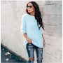 Female  Top Long Sleeve Women Sweater /O-Neck Loose Comfortable Blouse